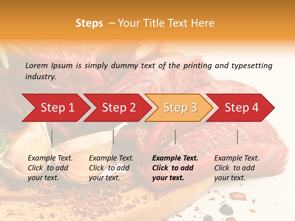 Garlic Rosemary Green PowerPoint Template