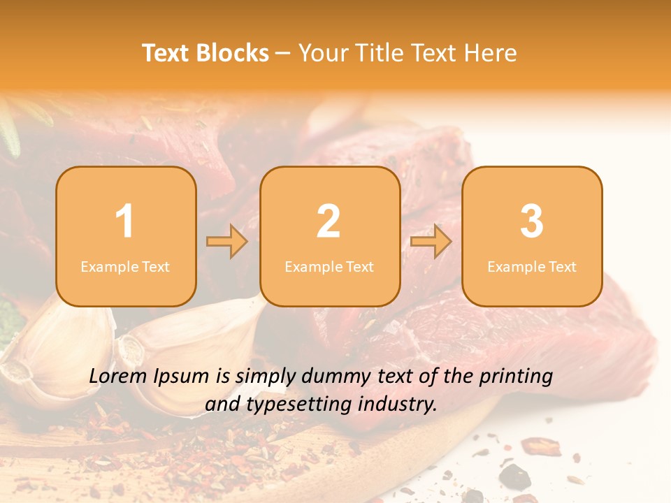 Garlic Rosemary Green PowerPoint Template