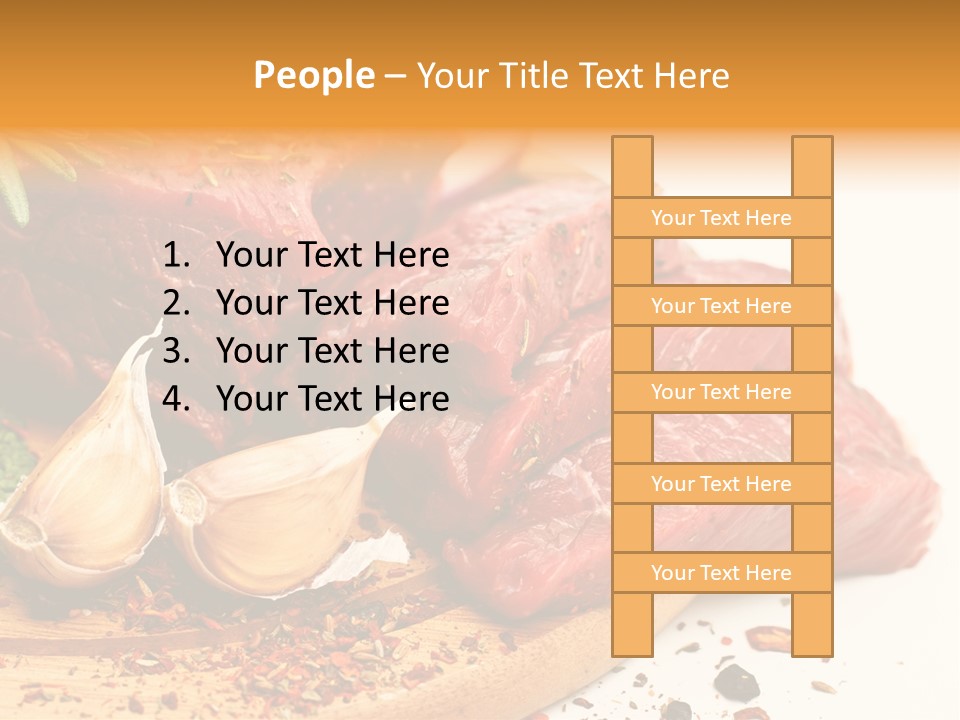 Garlic Rosemary Green PowerPoint Template