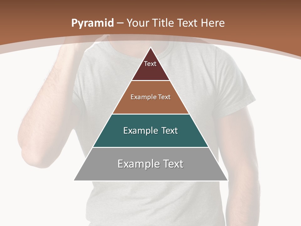 Carefree Smiling Man Satisfied PowerPoint Template