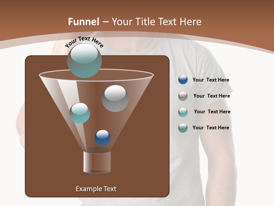 Carefree Smiling Man Satisfied PowerPoint Template