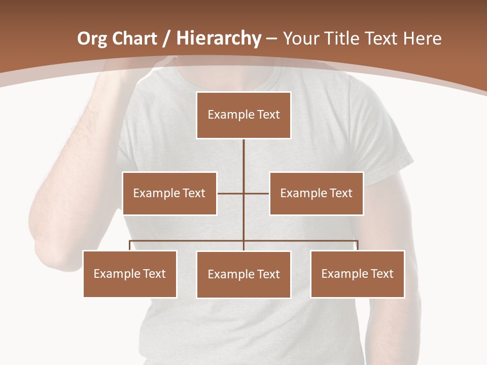 Carefree Smiling Man Satisfied PowerPoint Template