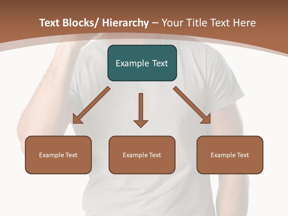 Carefree Smiling Man Satisfied PowerPoint Template
