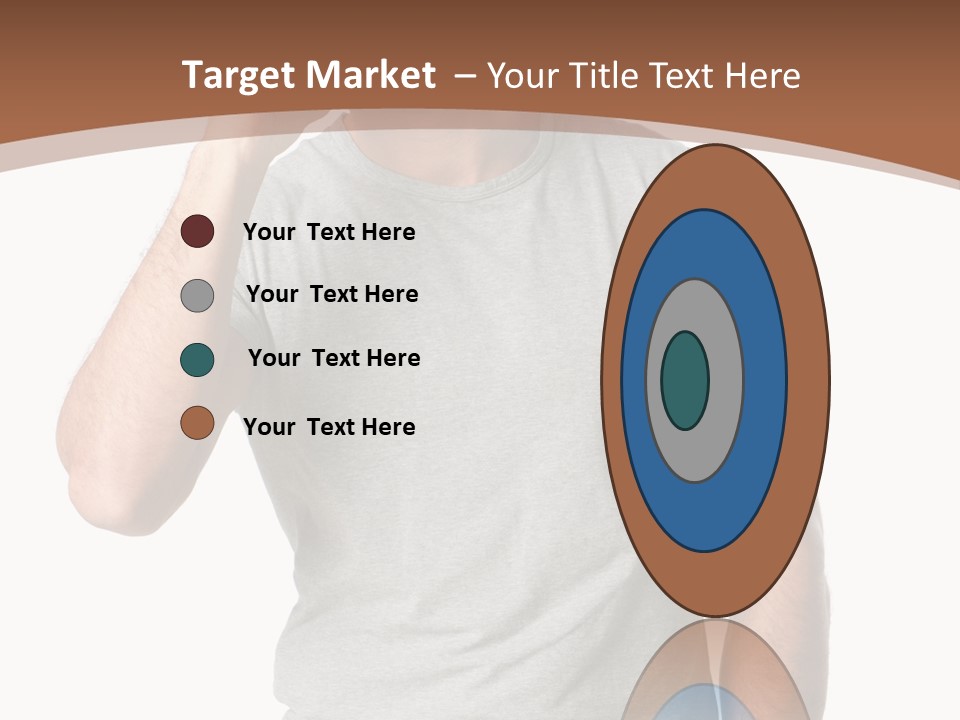 Carefree Smiling Man Satisfied PowerPoint Template