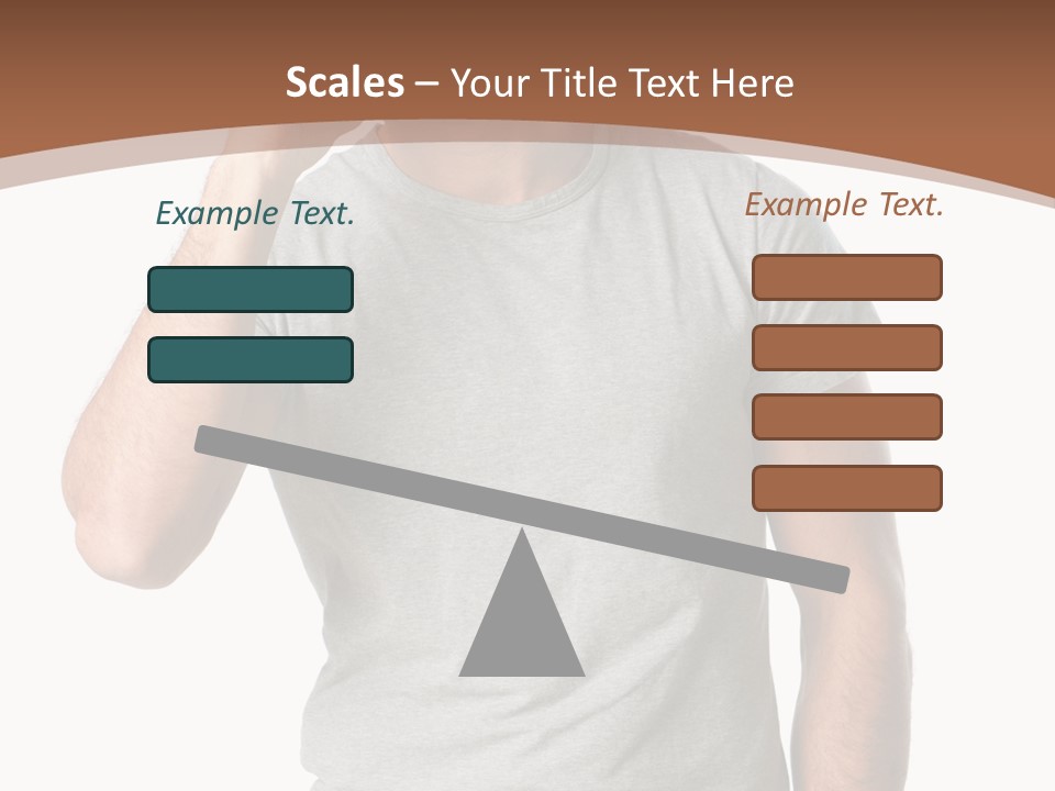 Carefree Smiling Man Satisfied PowerPoint Template