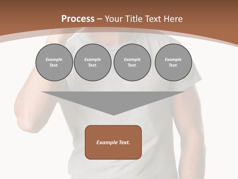 Carefree Smiling Man Satisfied PowerPoint Template