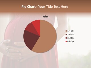 Elbow Maternal Belly PowerPoint Template