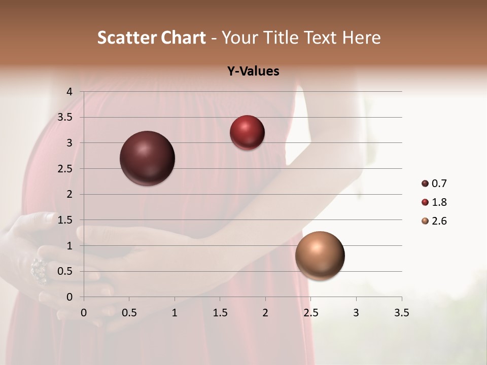 Elbow Maternal Belly PowerPoint Template