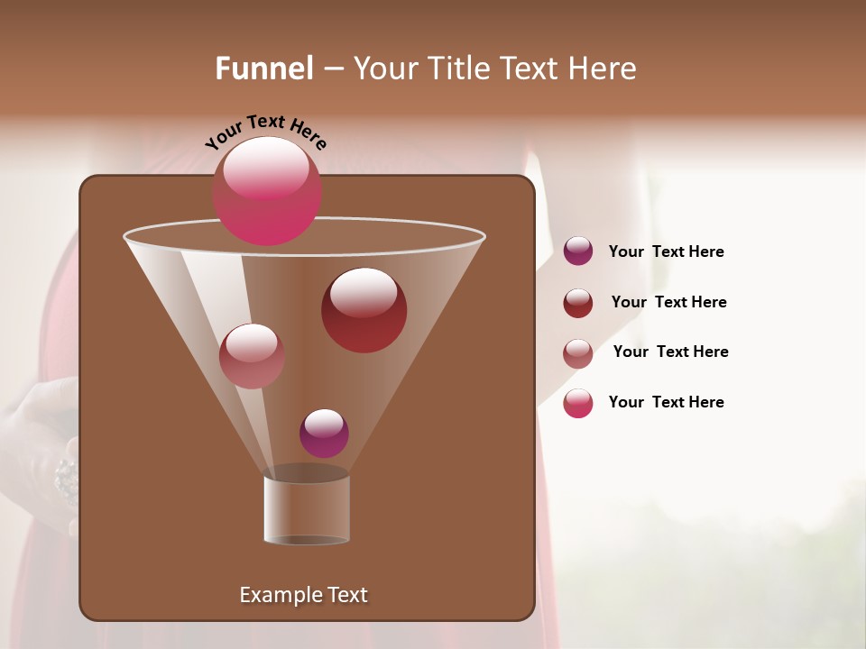 Elbow Maternal Belly PowerPoint Template