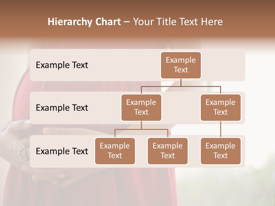 Elbow Maternal Belly PowerPoint Template