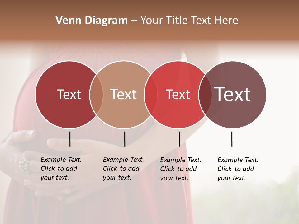Elbow Maternal Belly PowerPoint Template