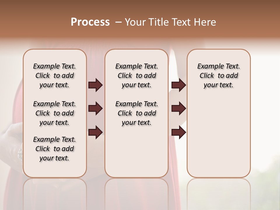 Elbow Maternal Belly PowerPoint Template