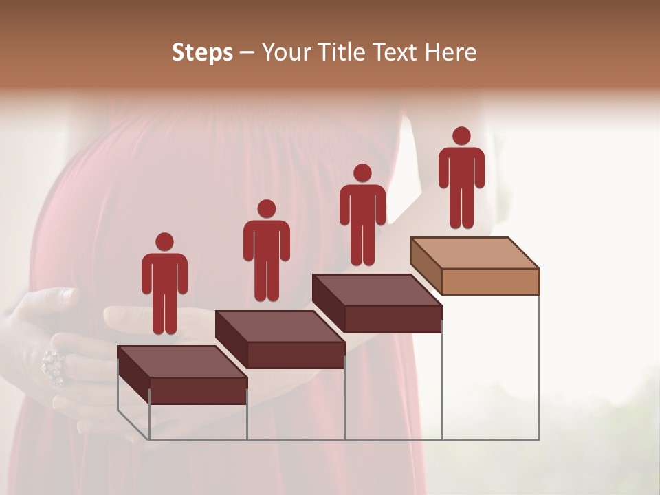 Elbow Maternal Belly PowerPoint Template