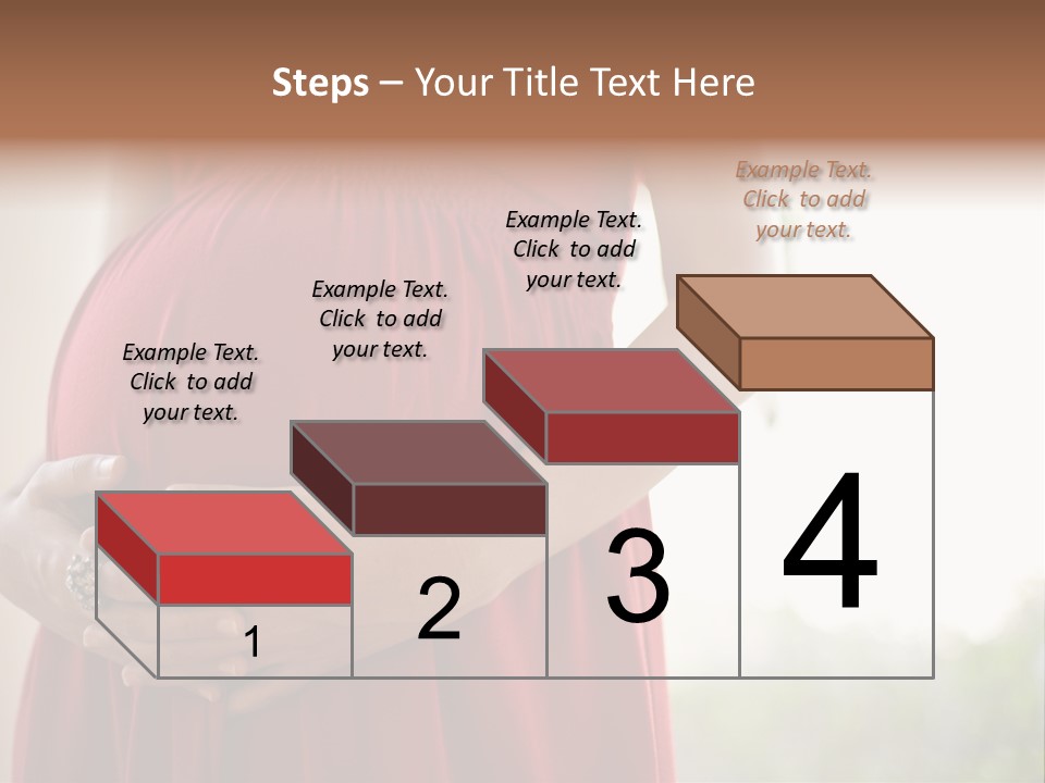 Elbow Maternal Belly PowerPoint Template
