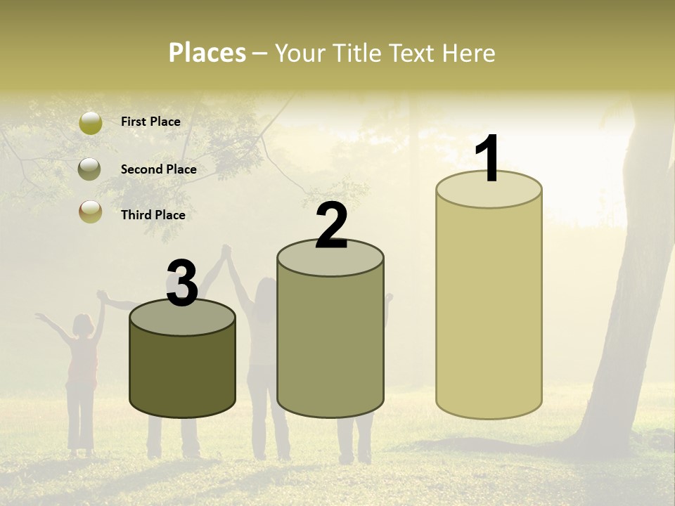 Asian Silhouette Family PowerPoint Template