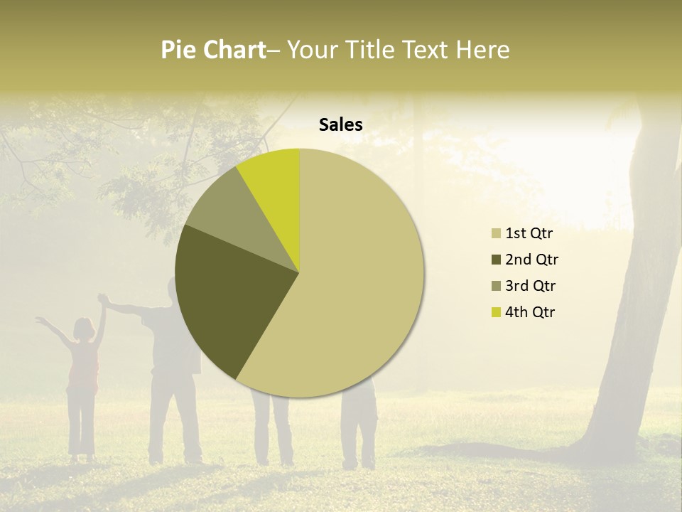 Asian Silhouette Family PowerPoint Template