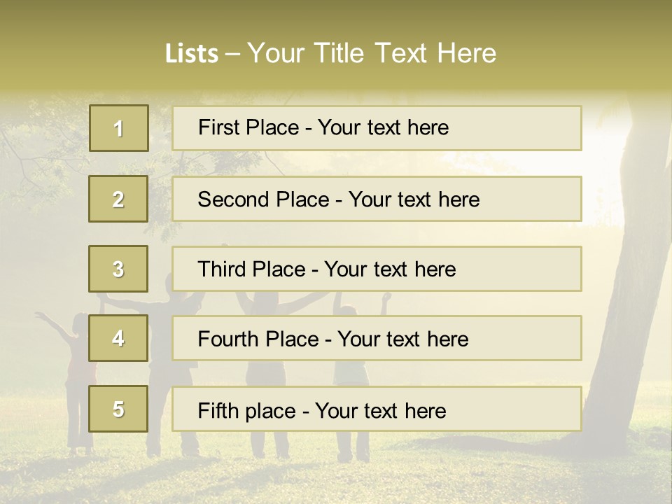 Asian Silhouette Family PowerPoint Template