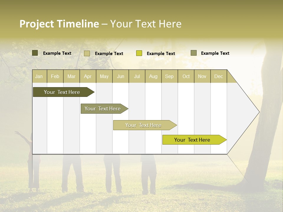 Asian Silhouette Family PowerPoint Template