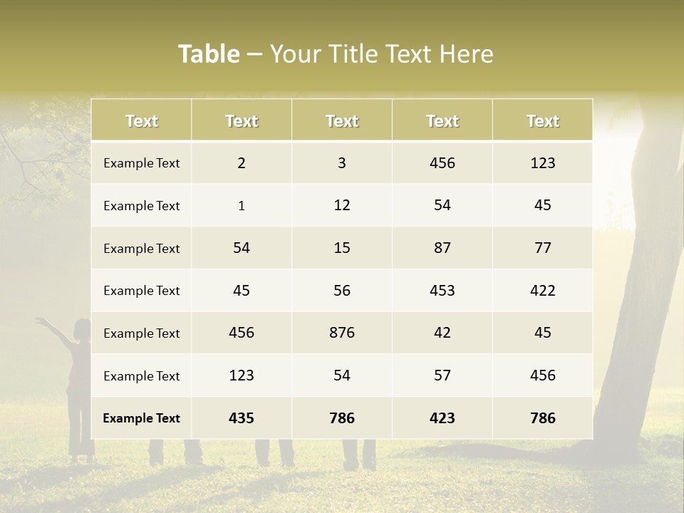 Asian Silhouette Family PowerPoint Template