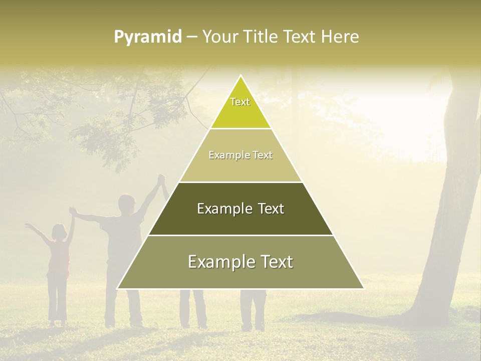 Asian Silhouette Family PowerPoint Template