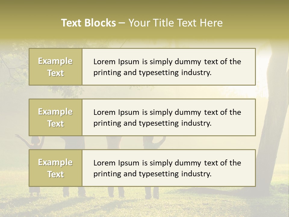 Asian Silhouette Family PowerPoint Template