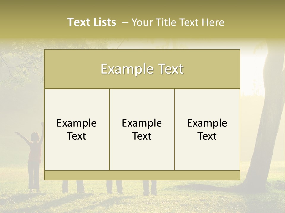 Asian Silhouette Family PowerPoint Template