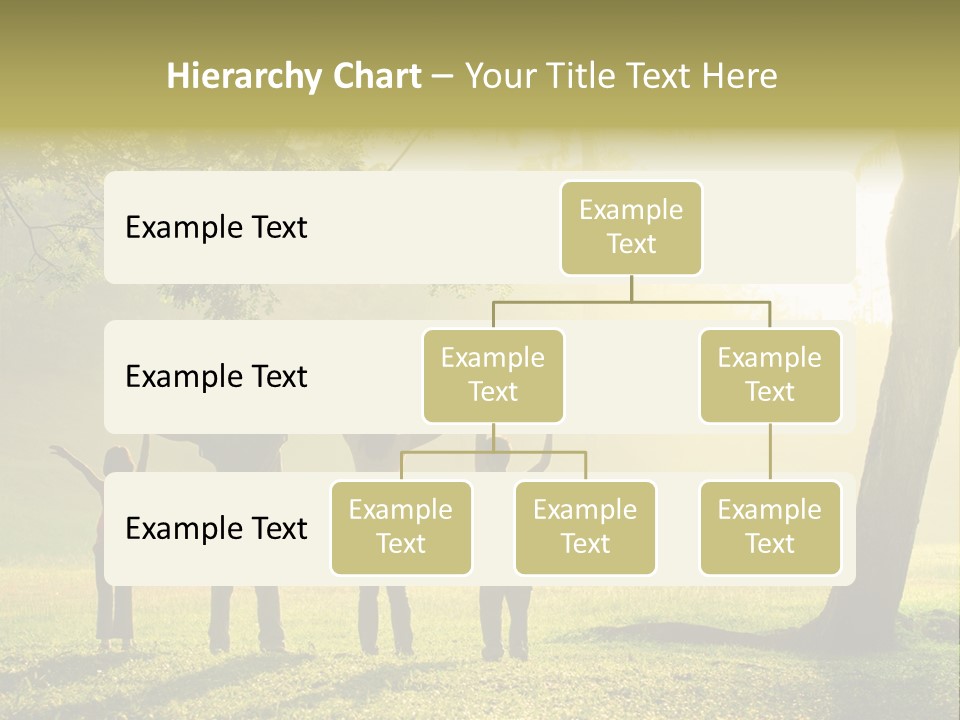 Asian Silhouette Family PowerPoint Template