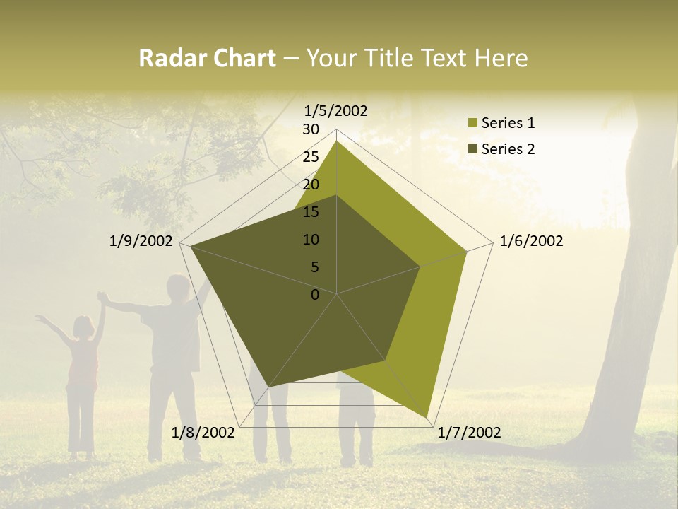 Asian Silhouette Family PowerPoint Template