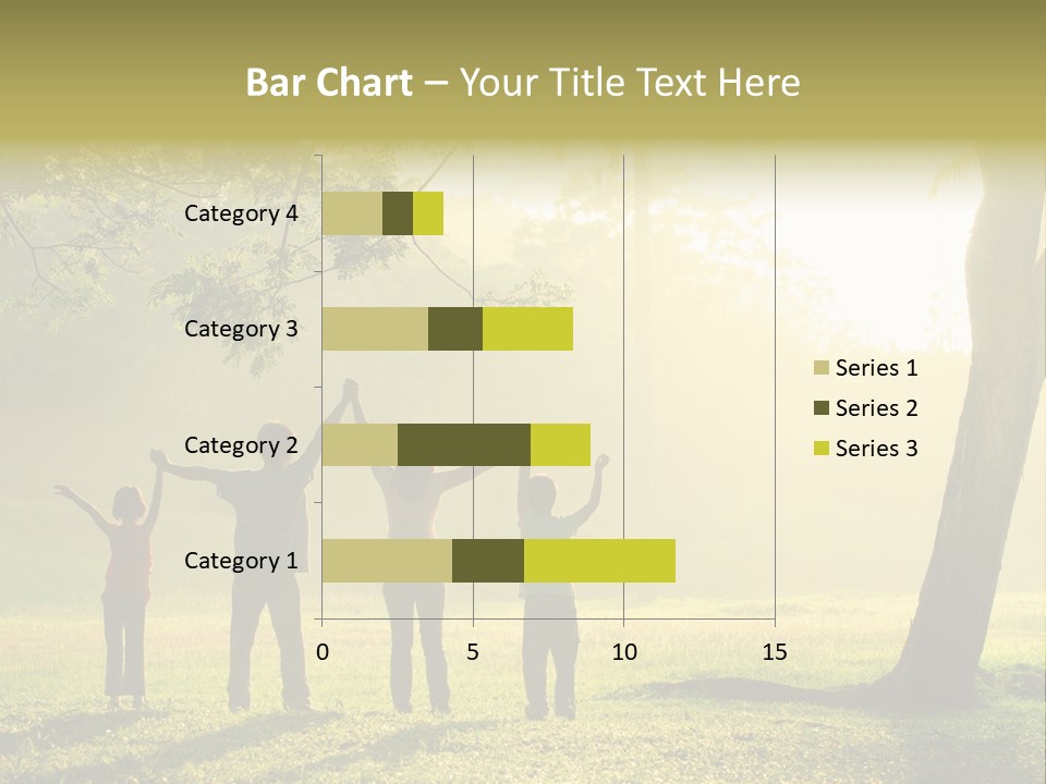 Asian Silhouette Family PowerPoint Template
