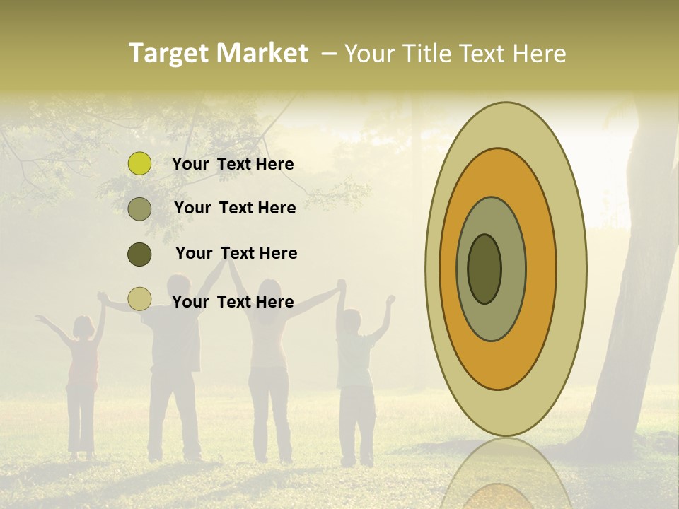 Asian Silhouette Family PowerPoint Template