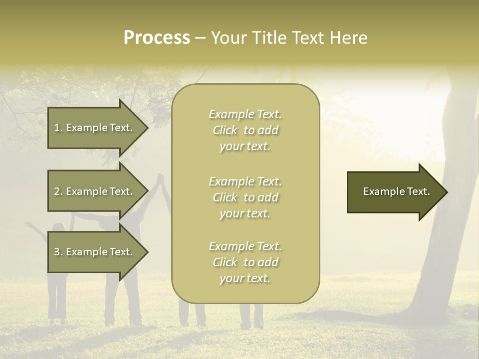 Asian Silhouette Family PowerPoint Template