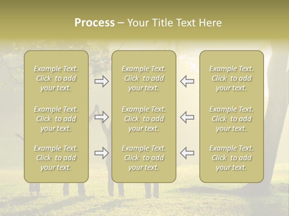 Asian Silhouette Family PowerPoint Template