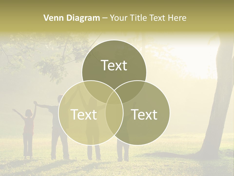 Asian Silhouette Family PowerPoint Template