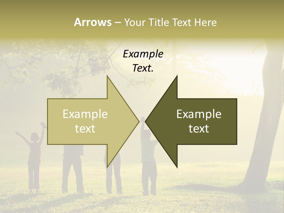 Asian Silhouette Family PowerPoint Template