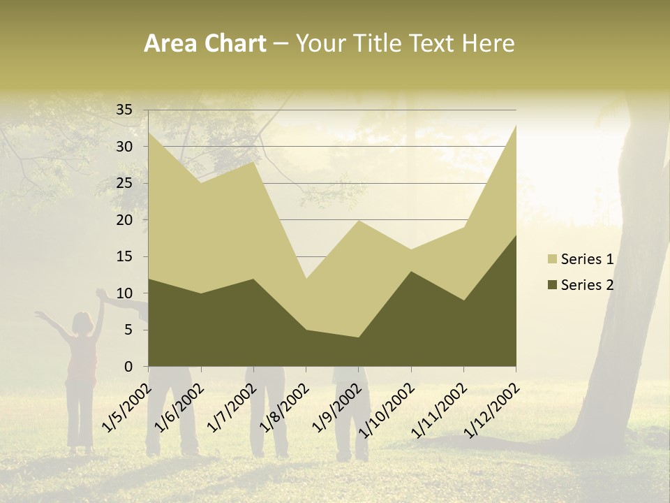 Asian Silhouette Family PowerPoint Template