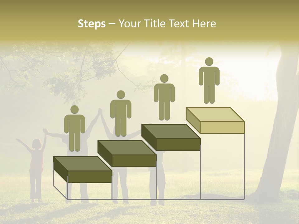 Asian Silhouette Family PowerPoint Template