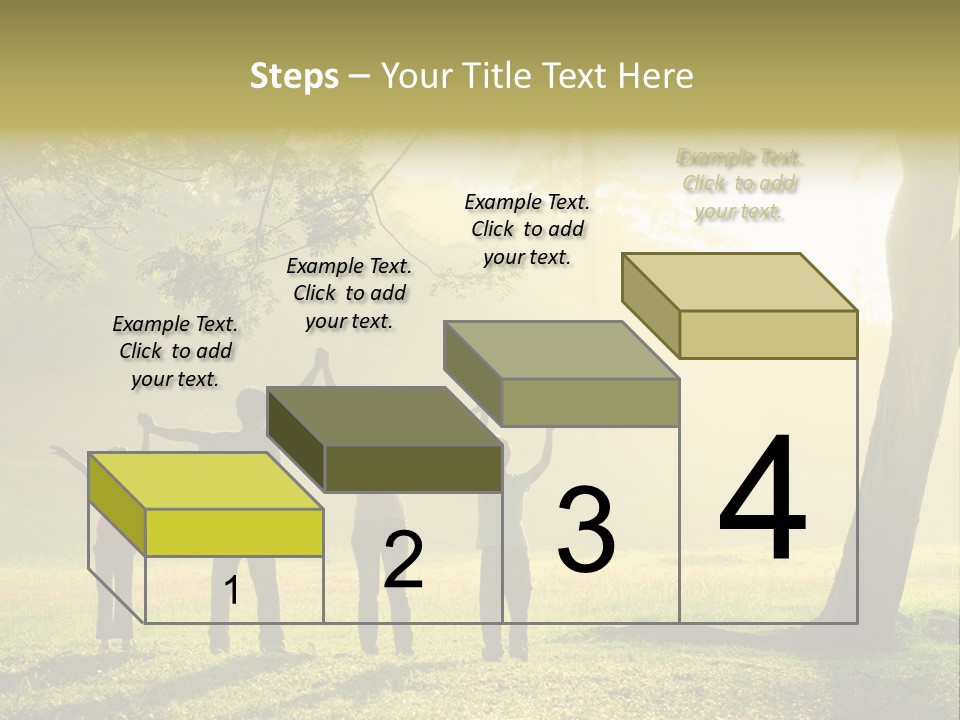 Asian Silhouette Family PowerPoint Template