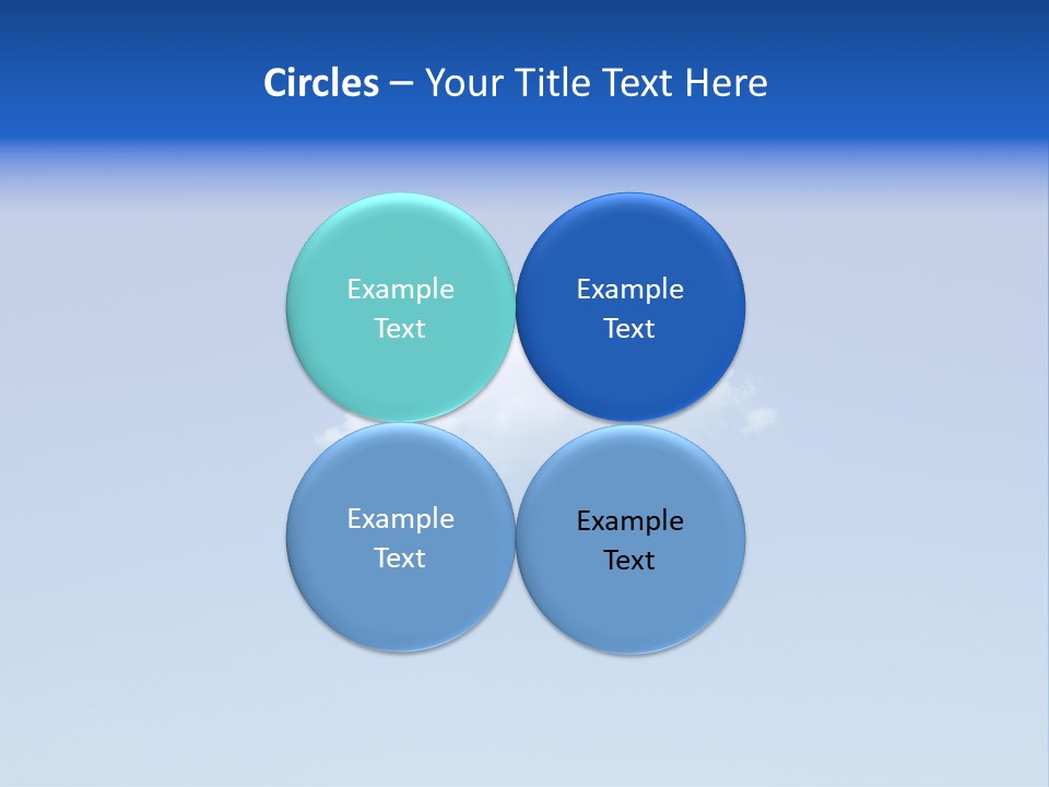 Freedom Blue White PowerPoint Template