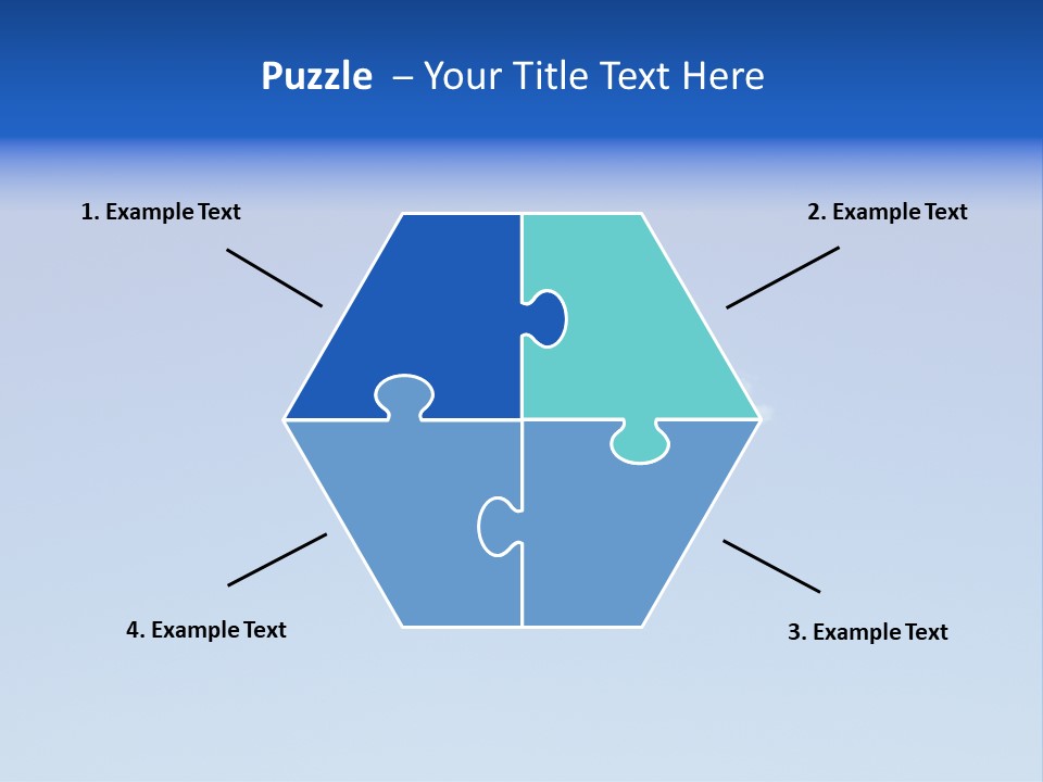 Freedom Blue White PowerPoint Template