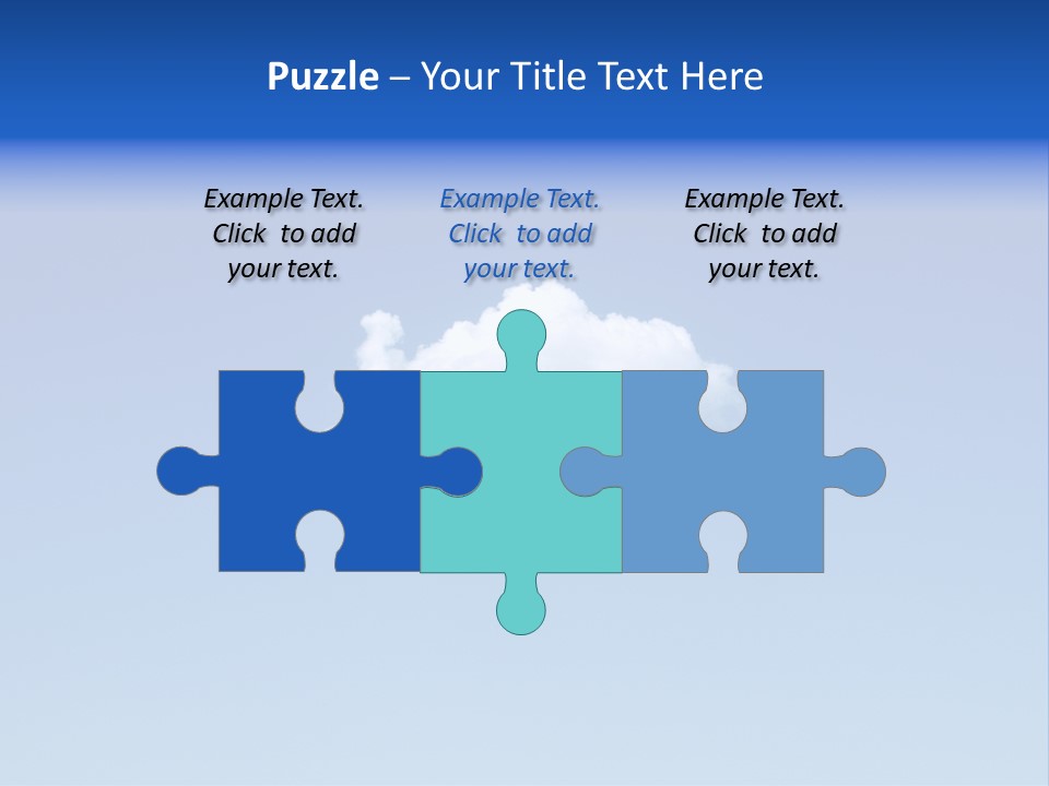 Freedom Blue White PowerPoint Template