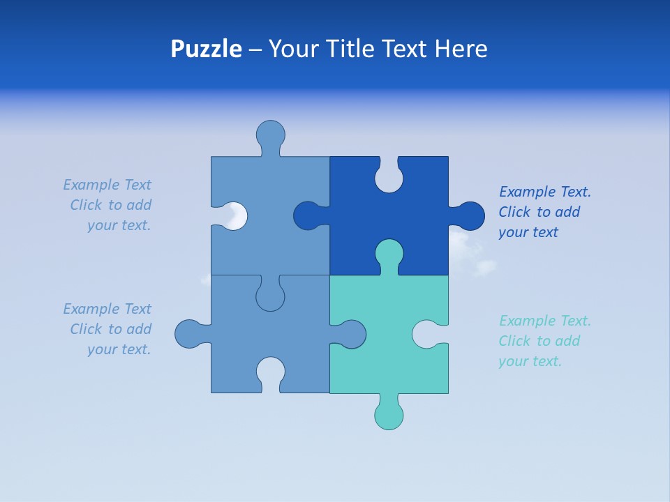 Freedom Blue White PowerPoint Template