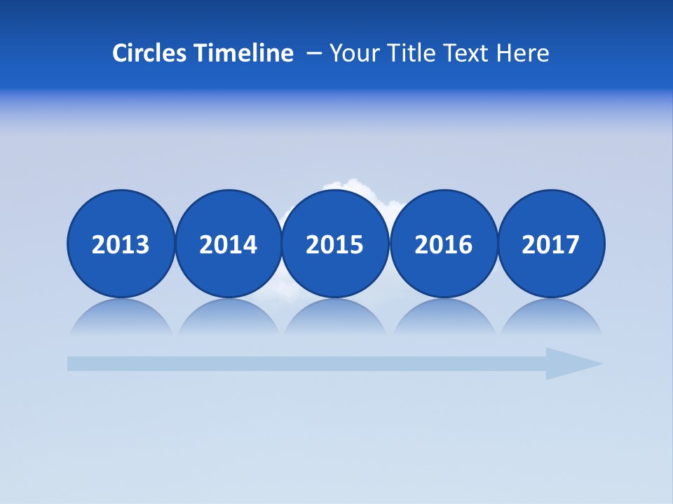 Freedom Blue White PowerPoint Template