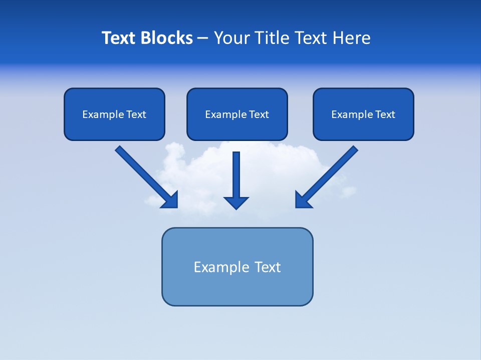 Freedom Blue White PowerPoint Template