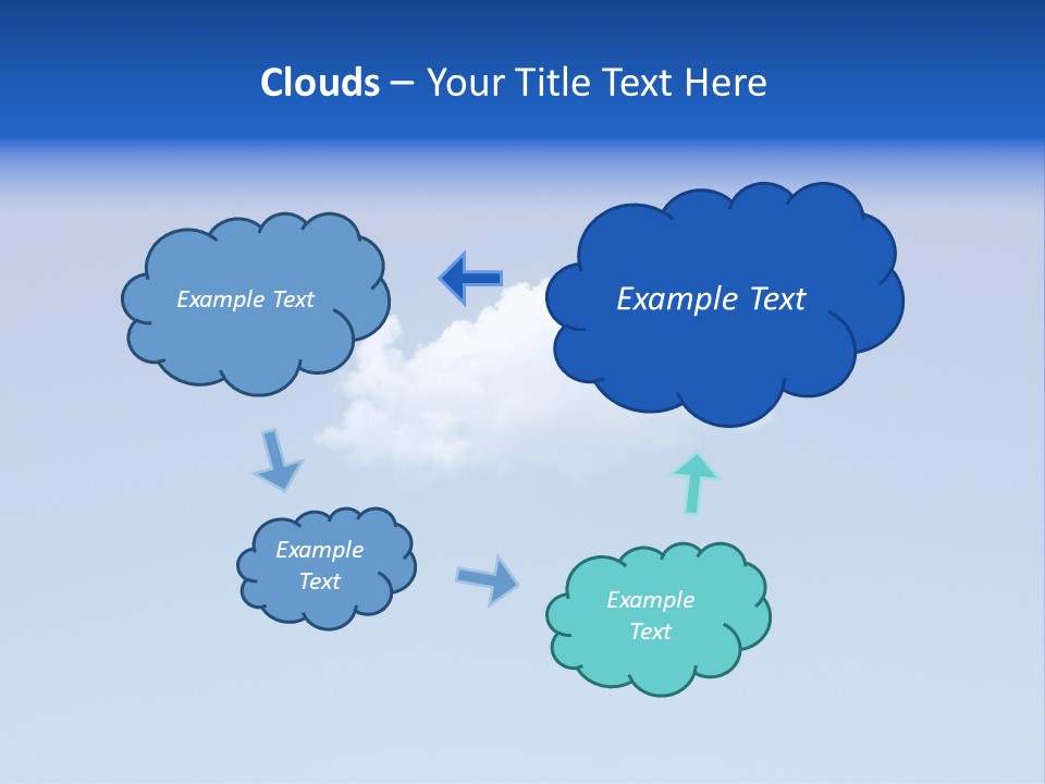 Freedom Blue White PowerPoint Template