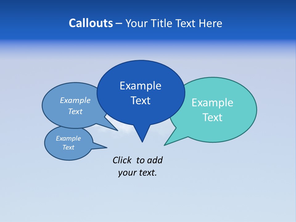 Freedom Blue White PowerPoint Template