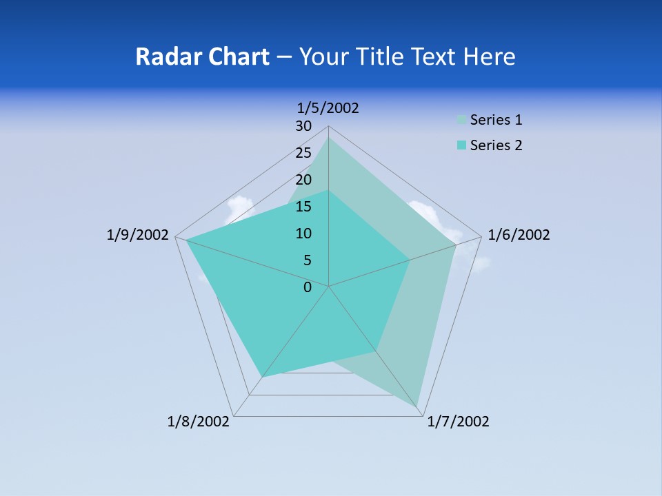 Freedom Blue White PowerPoint Template