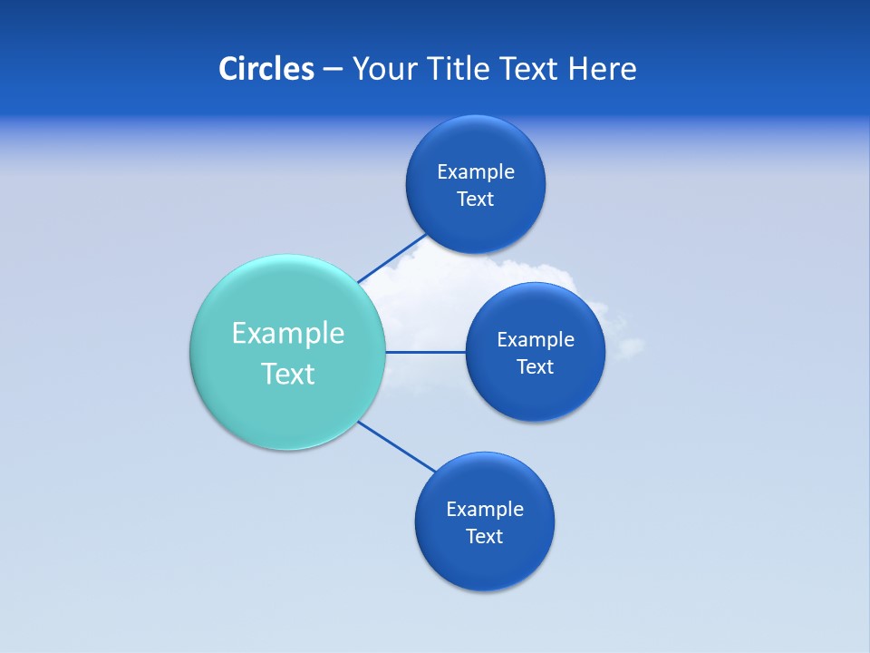 Freedom Blue White PowerPoint Template