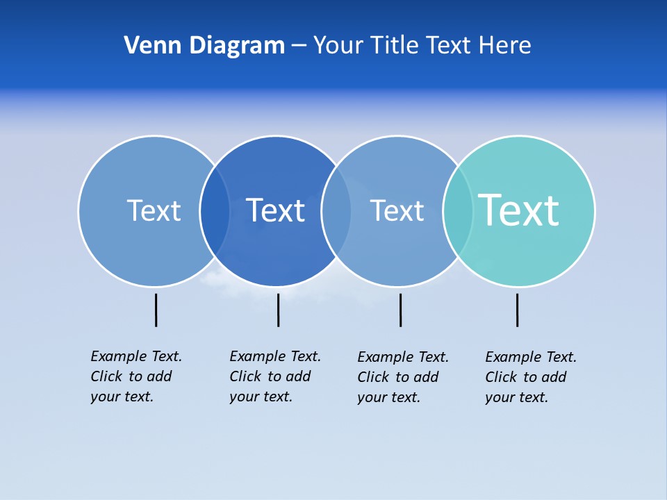 Freedom Blue White PowerPoint Template