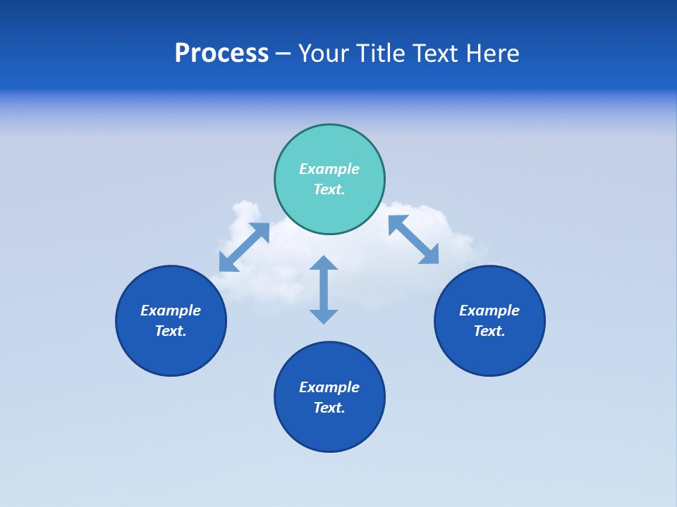 Freedom Blue White PowerPoint Template