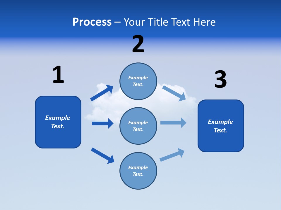 Freedom Blue White PowerPoint Template